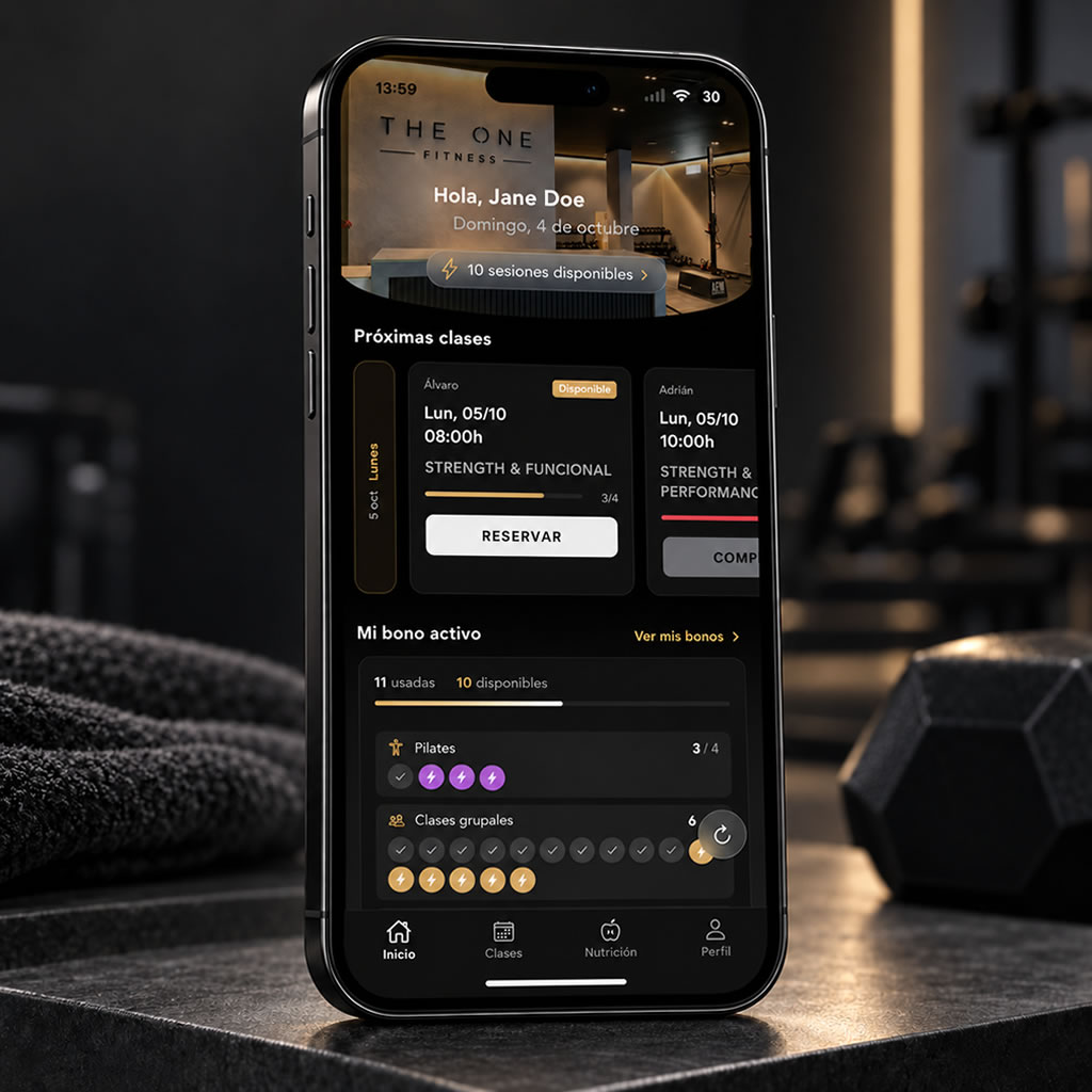 App THE ONE Fitness